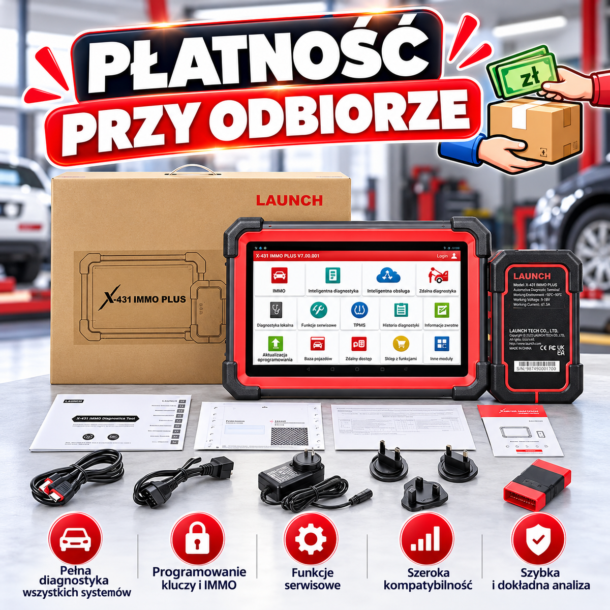 X431 IMMO – Profesjonalny Tester Diagnostyczny z Programowaniem IMMO