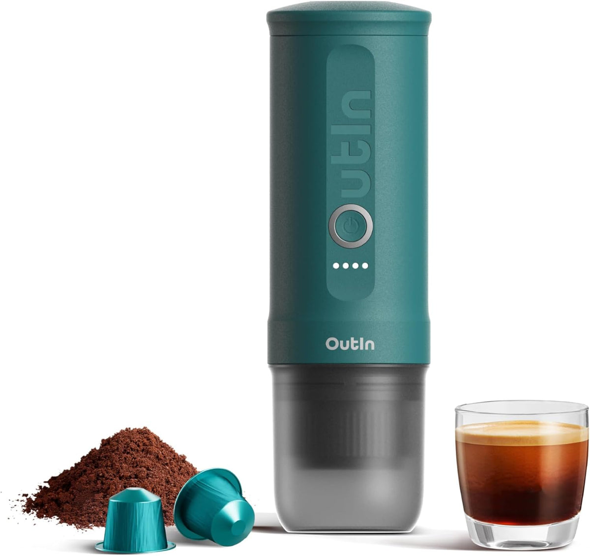 Macchina per caffè espresso portatile Nano (grigio siderale)