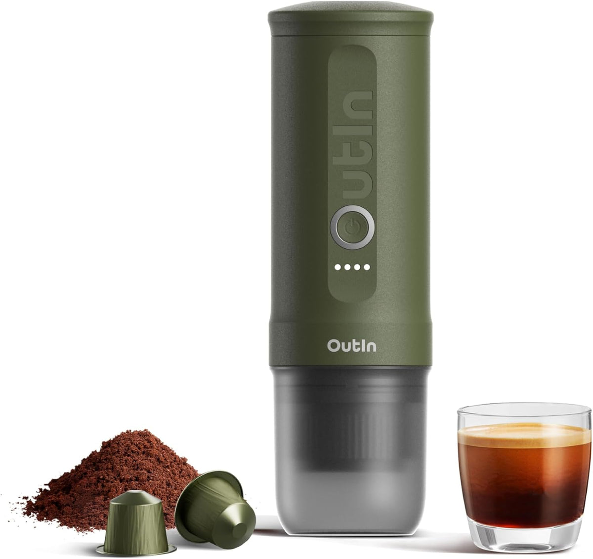 Macchina per caffè espresso portatile Nano (grigio siderale)