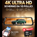 Specchietto Retrovisore Digitale 12″ 4K con APP, Dash Cam e Telecamera Posteriore