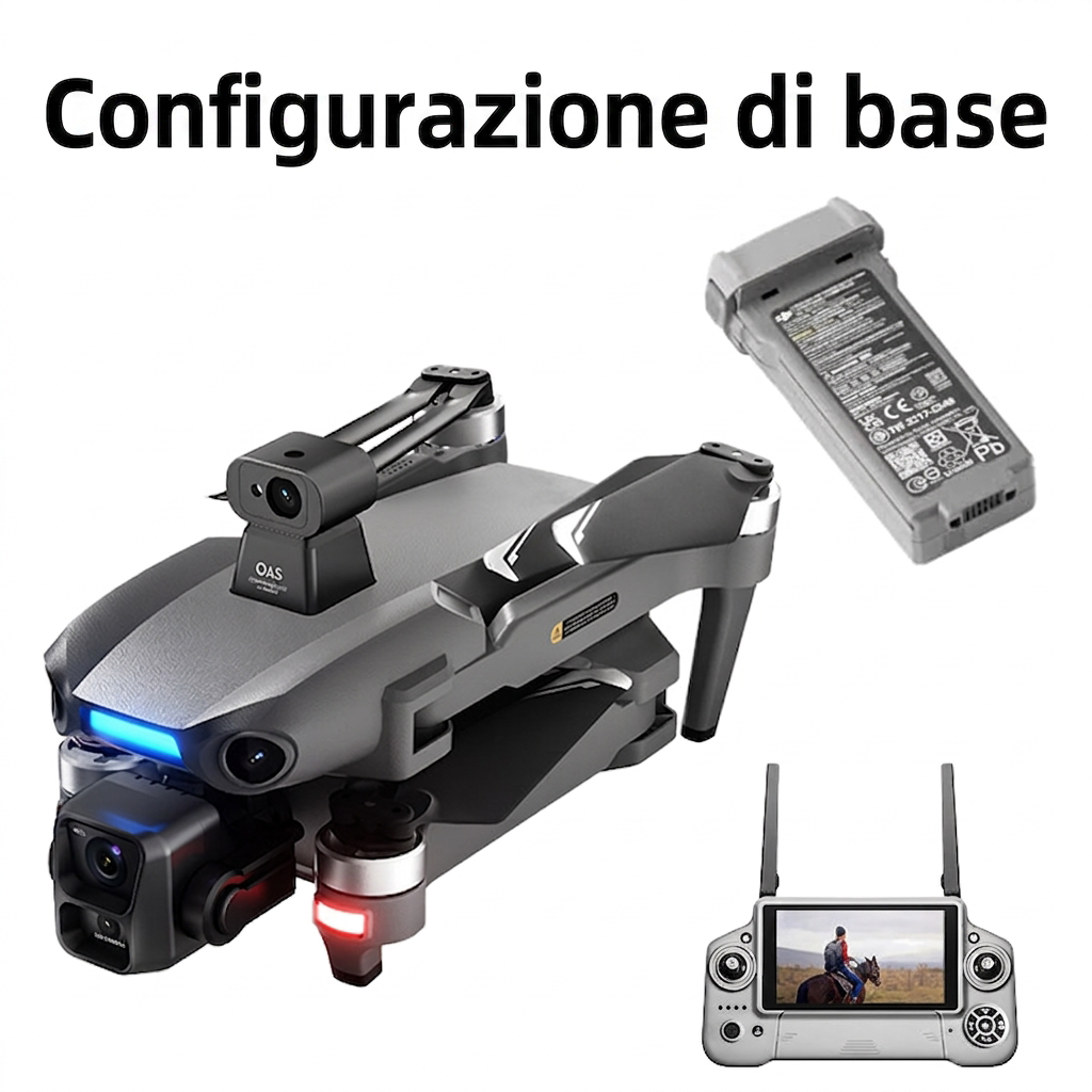 Drone termico professionale con telecamera 4K, infrarossi e GPS, per caccia, sicurezza e industria