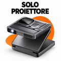 Mini Proiettore Portatile DLP con Supporto 1080P, WiFi Dual Band e Bluetooth, Videoproiettore con Batteria Integrata per Home Cinema, Smartphone e Console