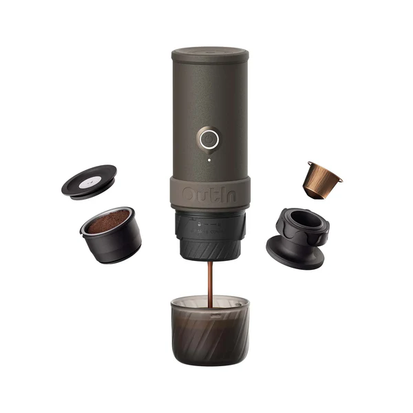 Macchina per caffè espresso portatile Nano (grigio siderale)