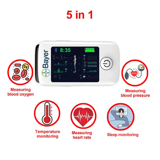【11-in-1】Misuratore di glicemia multifunzionale non invasivo Bayer