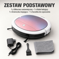 Płaski robot odkurzający 3 w 1 do sierści, kurzu i okruchów
