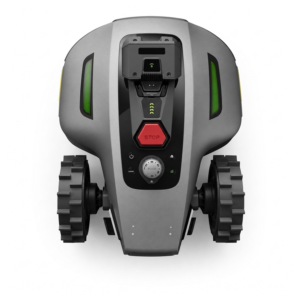 Inteligentna bezprzewodowa kosiarka robotyczna z nawigacją AI i automatycznym ładowaniem