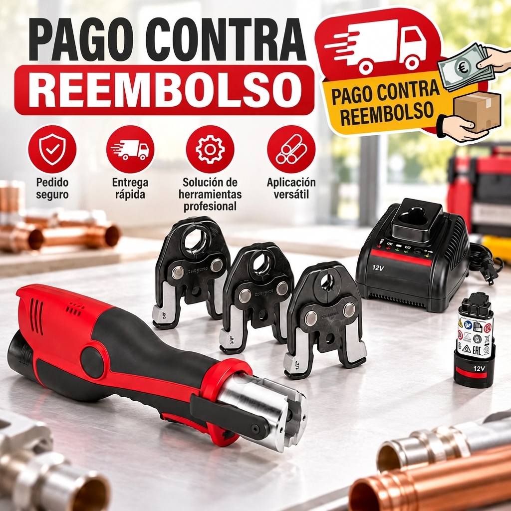 Herramienta de prensado inalámbrica con batería
