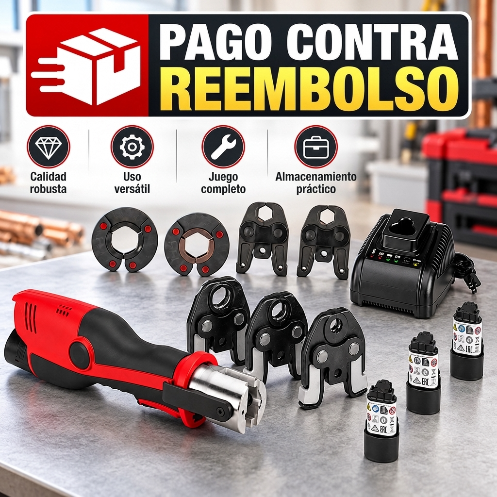 Herramienta de prensado inalámbrica con batería
