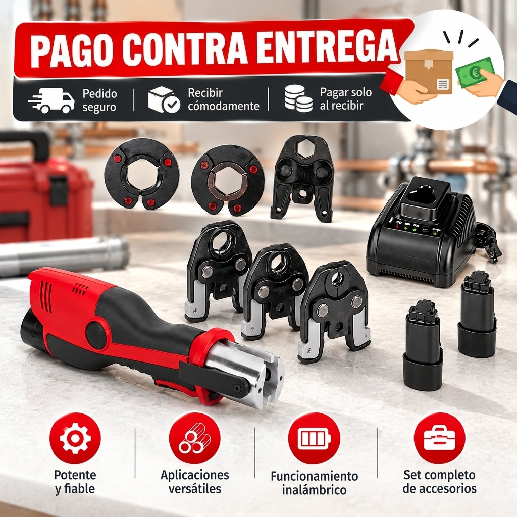 Herramienta de prensado inalámbrica con batería