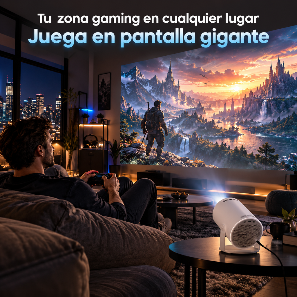 Samsung The Freestyle 2nd Gen Proyector Inteligente Portátil – Tu Cine Privado en Cualquier Lugar