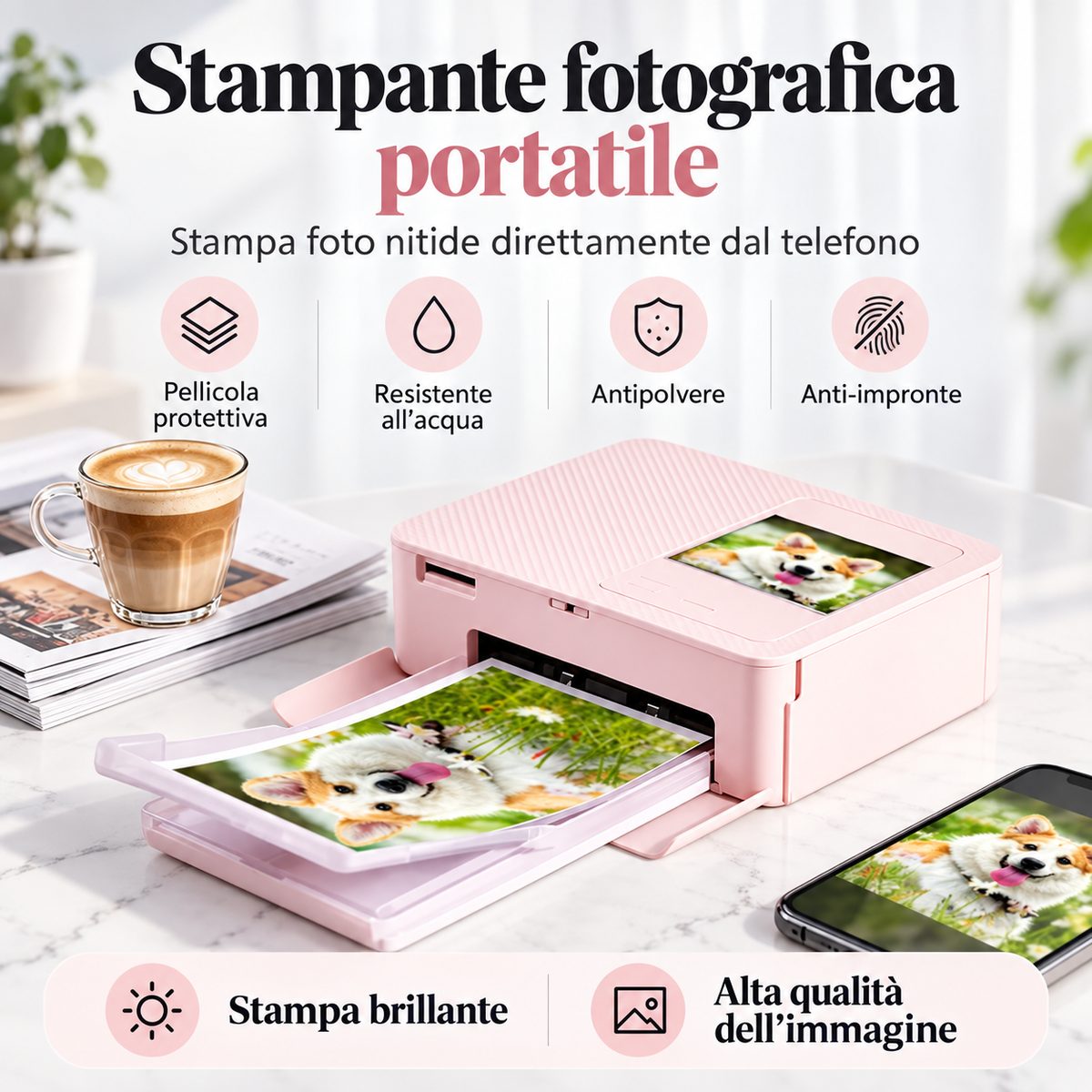 Stampante Fotografica Portatile per Smartphone