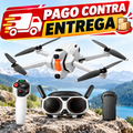 Dron FPV plegable de 360° con cámara 8K y vista de imagen térmica, dron con cámara de 249 g con gafas de vuelo, control de movimiento, detección de obstáculos y retorno automático