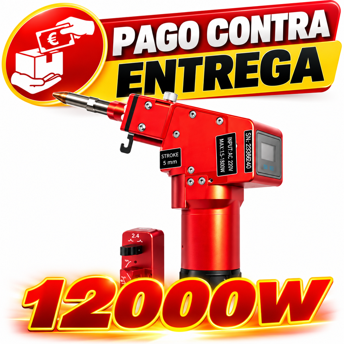 Pistola de soldadura láser portátil Milwaukee