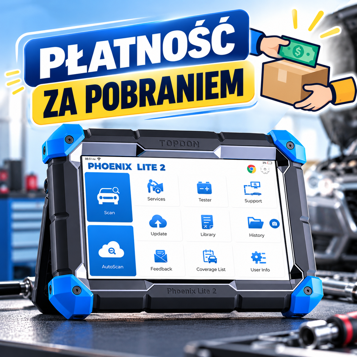 TOPDON Phoenix Lite 2 – Profesjonalny Tester Diagnostyczny OBD2