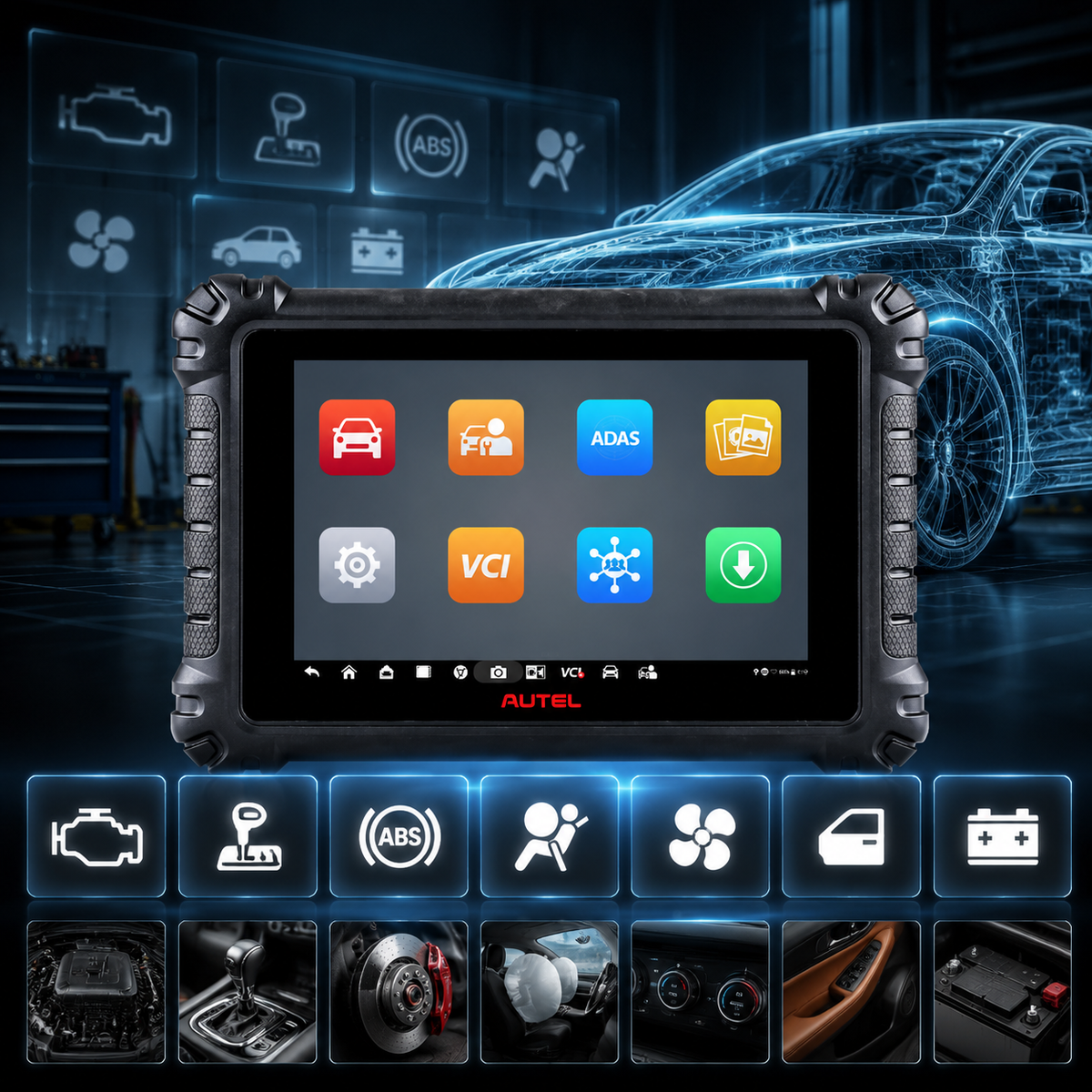Strumento di diagnosi auto professionale con scansione della topologia