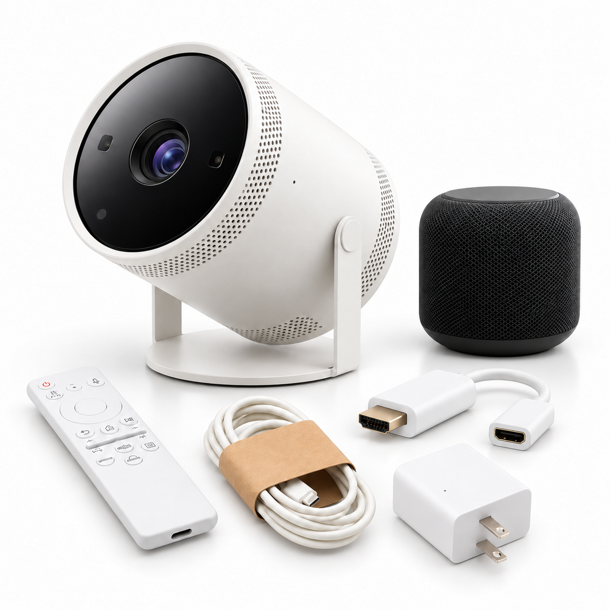 Samsung The Freestyle 2nd Gen Proyector Inteligente Portátil – Tu Cine Privado en Cualquier Lugar