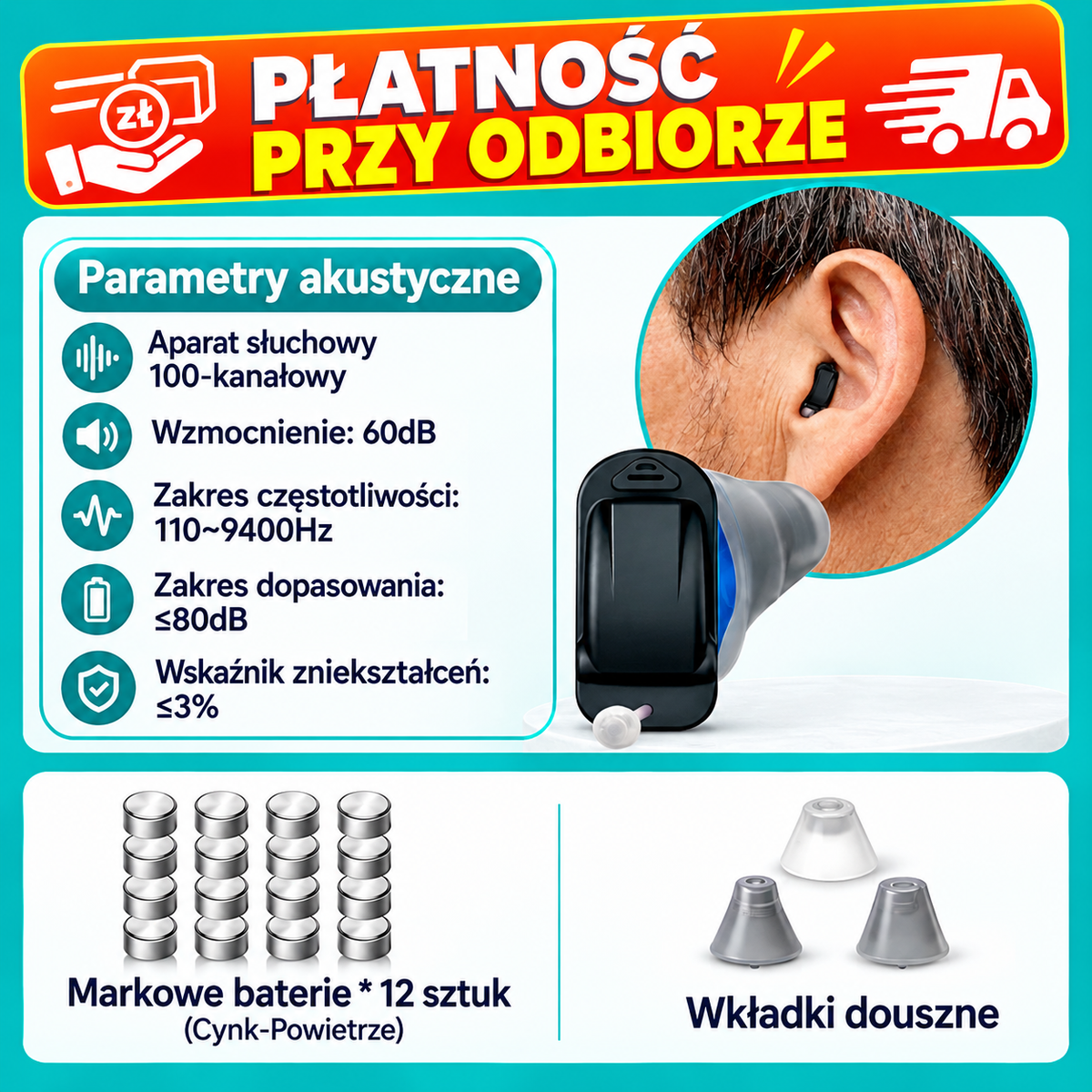 Oryginalny niemiecki aparat słuchowy – niewidoczny i dla młodych i starszych