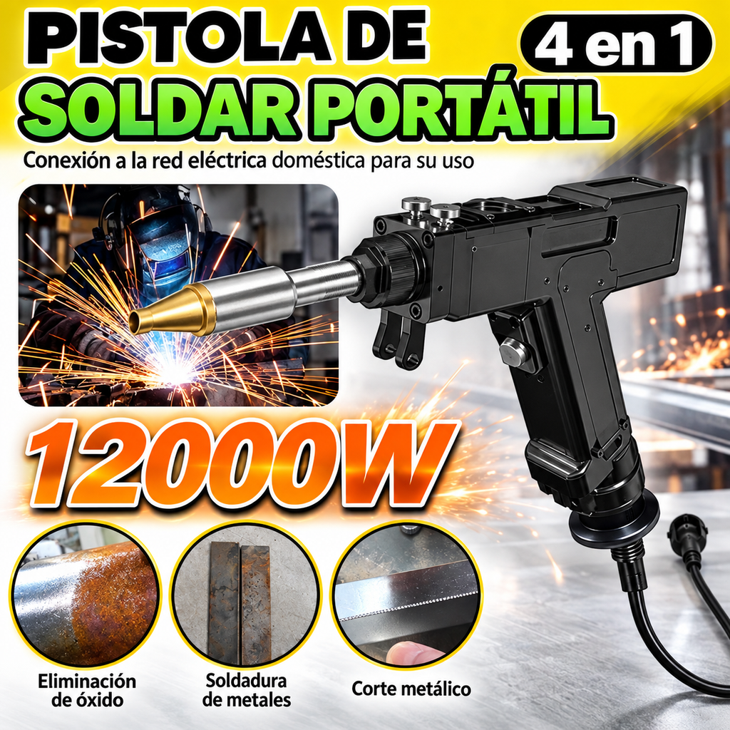 Pistola de soldadura láser multiusos 4 en 1