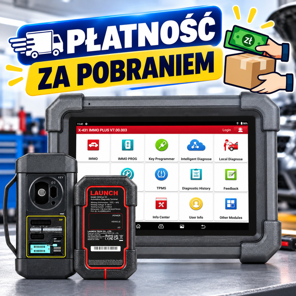 X431 IMMO – Profesjonalny Tester Diagnostyczny z Programowaniem IMMO
