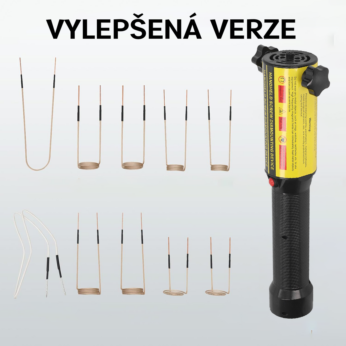 Pratico riscaldatore a induzione magnetica | Pronto all'uso in 30 secondi · Senza scintille · Controllo costante della temperatura · Riscaldatore professionale